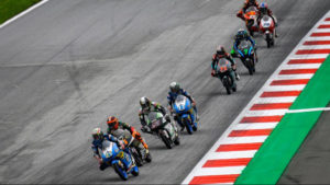 Moto3, Motegi: Arbolino e McPhee lideram no Warm Up thumbnail