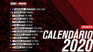 SBK 2020: Calendário atualizado thumbnail