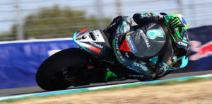 MotoGP, Jerez, TL2: Limpeza da Yamaha Petronas thumbnail