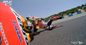 MotoGP, Jerez: Primeira queda de Márquez thumbnail