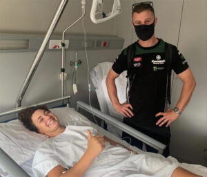 SBK, 2020,Barcelona: Rea visita Ana Carrasco em recuperação thumbnail