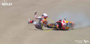 MotoGP, 2020, 10 factos que marcaram a época, 7: O acidente de Marc Márquez thumbnail